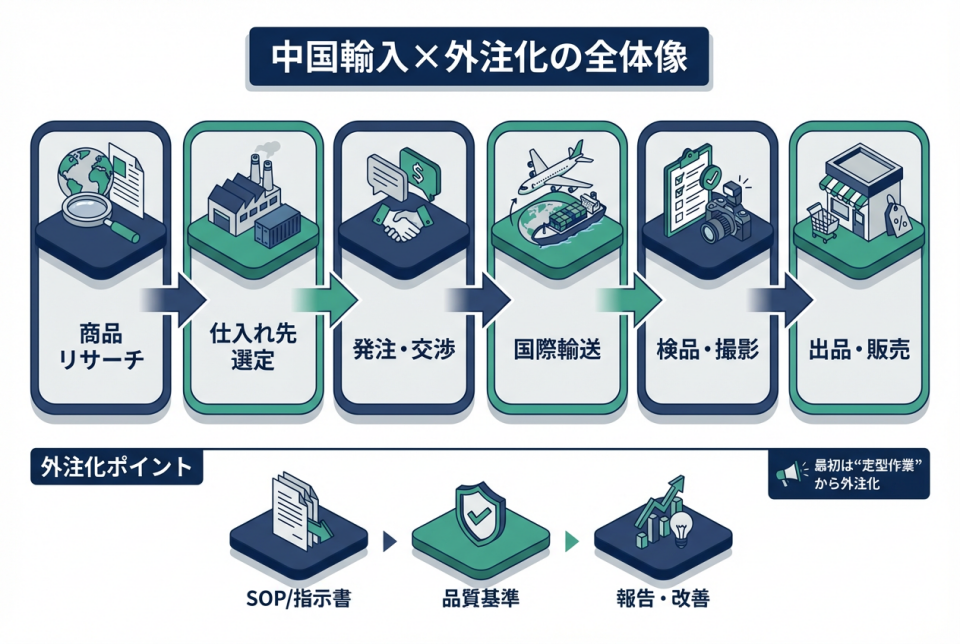 中国輸入の外注化|ゼロから作る手順と注意点 | ecAction(イーシーアクション)