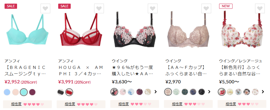 ボディデータをもとに「相性度」を表示